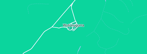 Map showing the location of Davenport Mine in Wutunugurra, NT 872