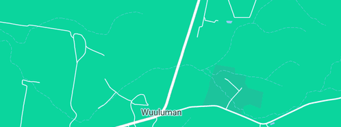 Map showing the location of Alma Beef in Wuuluman, NSW 2820
