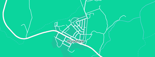 Map showing the location of Wyndham Supermarket in Wyndham, WA 6740