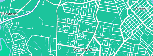 Map showing the location of Global Print in Wynnum West, QLD 4178