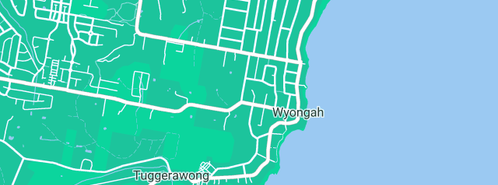 Map showing the location of Renovations Wyongah in Wyongah, NSW 2259