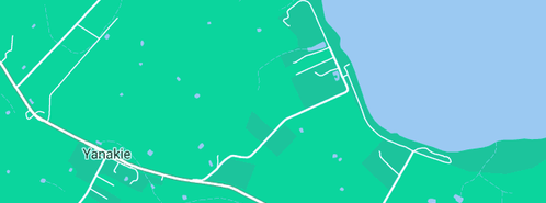 Map showing the location of Walker J R in Yanakie, VIC 3960