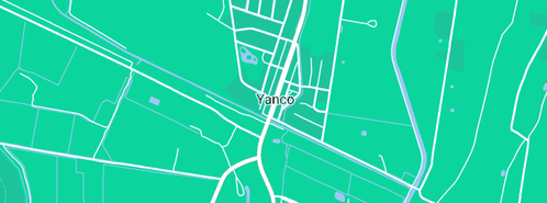 Map showing the location of Yanco All Servicemen's Club Ltd in Yanco, NSW 2703