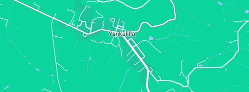 Map showing the location of Yankalilla Community Library in Yankalilla, SA 5203