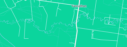 Map showing the location of Dairy farm in Yannathan, VIC 3981