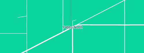 Map showing the location of Yabba Quarries in Yabba North, VIC 3646