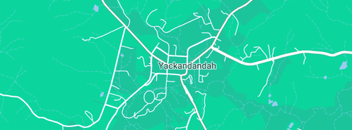 Map showing the location of Service Station Toilet Yackandandah in Yackandandah, VIC 3749