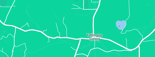 Map showing the location of Beacham R L in Yallingup Siding, WA 6282