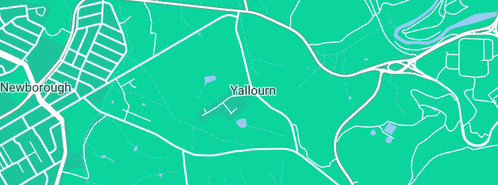 Map showing the location of Yallourn Energy Pty Ltd in Yallourn, VIC 3825