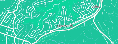 Map showing the location of Guttenberg M in Yarrawarrah, NSW 2233