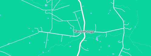 Map showing the location of Cooks Gap Hall in Yarrawonga, NSW 2850