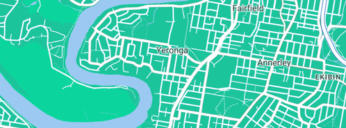 Map showing the location of Barnaby John in Yeronga, QLD 4104