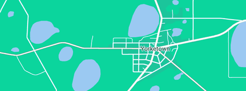 Map showing the location of Yorke Tiles in Yorketown, SA 5576