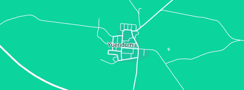 Map showing the location of Yuendumu Old Peoples Program in Yuendumu, NT 872