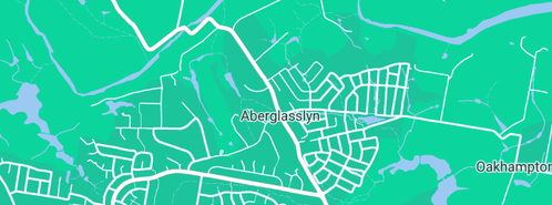 Map showing the location of Greentips Landscaping Services in Aberglasslyn, NSW 2320