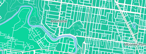 Map showing the location of Seamless Media in Aberfeldie, VIC 3040