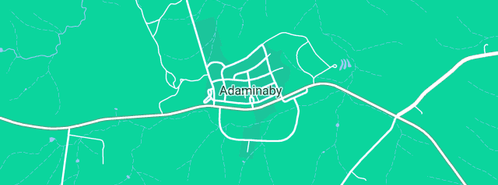 Map showing the location of Adaminaby Self Storage in Adaminaby, NSW 2629