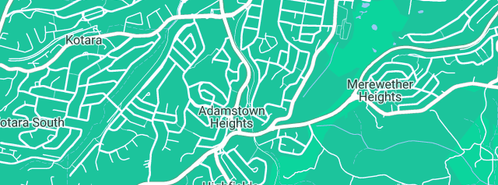 Map showing the location of Designbridge in Adamstown Heights, NSW 2289