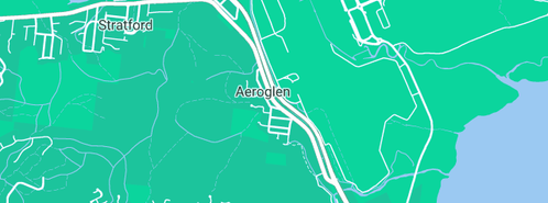 Map showing the location of Designer Shades in Aeroglen, QLD 4870