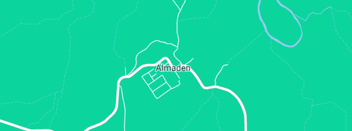 Map showing the location of Tamarind Gardens Caravan Park in Almaden, QLD 4871