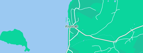 Map showing the location of Hansson Michael in Alonnah, TAS 7150