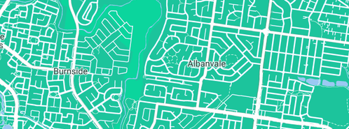 Map showing the location of TSV Designs in Albanvale, VIC 3021