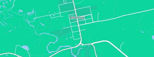 Map showing the location of Alberton Marine in Alberton, VIC 3971