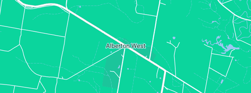 Map showing the location of Gregory D W & L E in Alberton West, VIC 3971