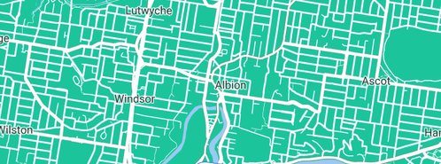 Map showing the location of Optus Mobile Rentals in Albion, QLD 4010