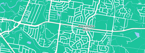 Map showing the location of Alexandra Hills Vet Surgery in Alexandra Hills, QLD 4161