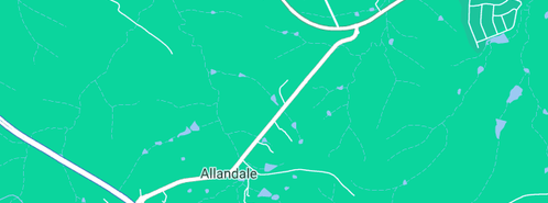Map showing the location of Major's Lane Restaurant in Allandale, NSW 2320
