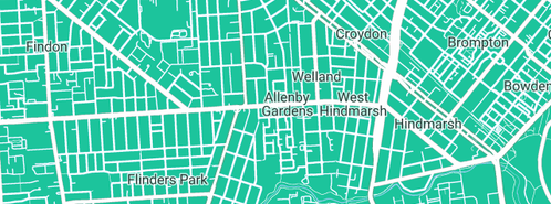 Map showing the location of Retro Floors in Allenby Gardens, SA 5009