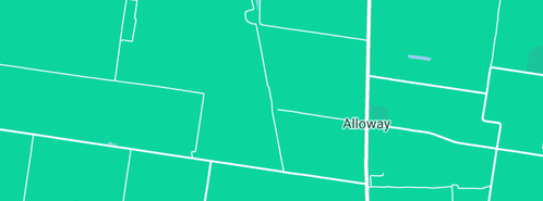 Map showing the location of Zunker D Mark in Alloway, QLD 4670