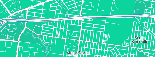 Map showing the location of Petra Hair Care in Altona Gate, VIC 3025