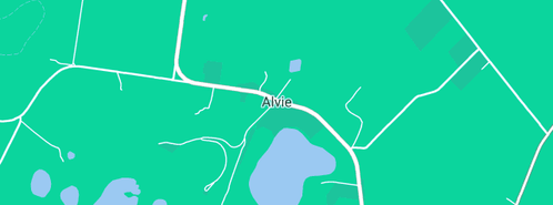 Map showing the location of Neale J E in Alvie, VIC 3249