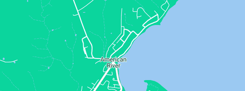 Map showing the location of Casuarina Coastal Units in American River, SA 5221