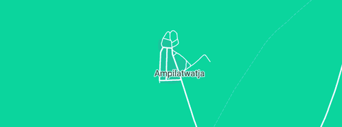 Map showing the location of Artists of Ampilatwatja in Ampilatwatja, NT 872