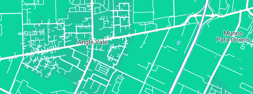 Map showing the location of Colorbond Fencing Angle Vale in Angle Vale, SA 5117