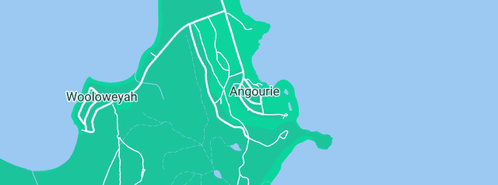Map showing the location of Angourie Beach Hut in Angourie, NSW 2464