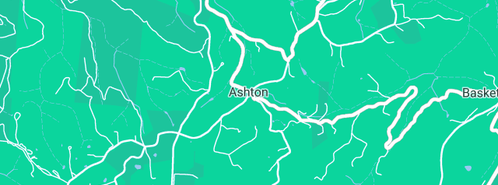 Map showing the location of Ashton Local Post Office in Ashton, SA 5137