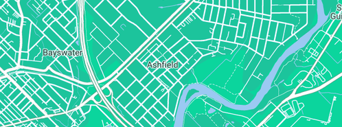Map showing the location of KLAASEN LIGHTING DESIGN PERTH in Ashfield, WA 6054