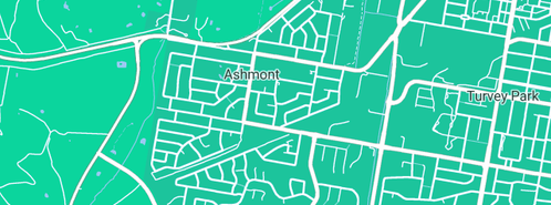 Map showing the location of Hand in Ashmont, NSW 2650