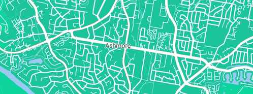 Map showing the location of Aussie Dreaming in Ashmore City, QLD 4214