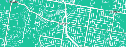 Map showing the location of bp in Aspley, QLD 4034