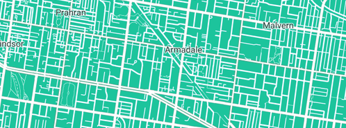 Map showing the location of Online Baby Clothing Melbourne in Armadale, VIC 3143