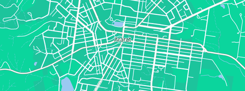 Map showing the location of ARARAT STUMP MUNCHING in Ararat, VIC 3377