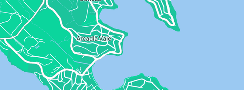 Map showing the location of Wangi Yacht Charters in Arcadia Vale, NSW 2283