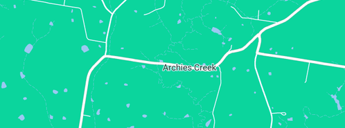 Map showing the location of Powlett Timber Products in Archies Creek, VIC 3995