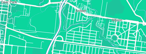 Map showing the location of Australia Recovery Fund Services in Ardeer, VIC 3022