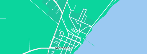 Map showing the location of Ardrossan Seafood & Schnitzels in Ardrossan, SA 5571